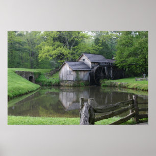 Poster Moulin de Marbry