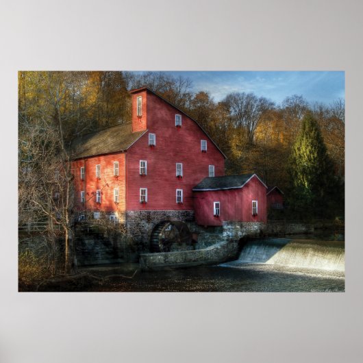 Poster Moulin - L'ancien moulin (Devant)