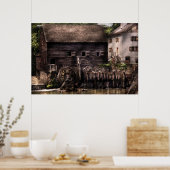 Poster Moulin - Par le moulin (Cuisine)