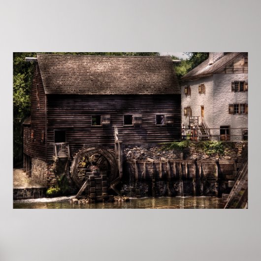 Poster Moulin - Par le moulin (Devant)