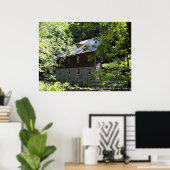 Poster Moulin Zimmerman, Minisink Hills Pa (Bureau à domicile)