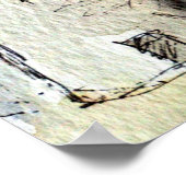 Poster Moulins à vent grecs (Coin)