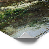 Poster Moulins à vent néerlandais, 1884 (Coin)