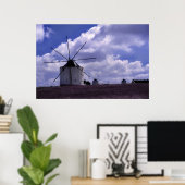 Poster Moulins à vin au Portugal (Bureau à domicile)