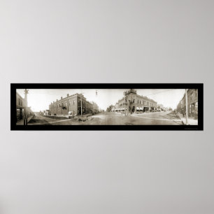 Poster Moulins de lac, photo 1908 d'IA