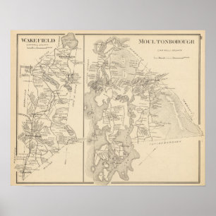 Poster Moultonborough, le comté de Carroll