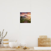 Poster Mount Agung View Lahangan Sweet Bali Landscape Art (Cuisine)