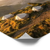 Poster Mount Bromo Sunrise Aerial Volcano Luxury Wall Art (Coin)