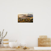 Poster Mount Bromo Sunrise Aerial Volcano Luxury Wall Art (Cuisine)