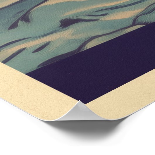 Poster Mount Cho Oyu Nepal-China V01 (Coin)