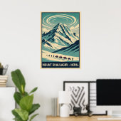 Poster Mount Dhaulagiri Nepal V04 (Bureau à domicile)
