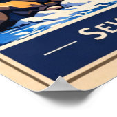 Poster Mount Everest Nepal - Vintage (Coin)