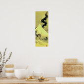 Poster Mount Fuji and Dragon, Hokusai, Ukiyo-e (Cuisine)