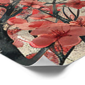 Poster Mount Fuji and Pagoda – Classic Japanese Landscape (Coin)