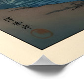 Poster Mount Fuji Sunset Print - Dusky Sky, Mirror-Like (Coin)