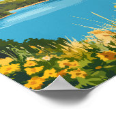 Poster Mount Gambier Australia Travel Art Vintage (Coin)