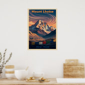 Poster Mount Lhotse Nepal-China V06 (Cuisine)