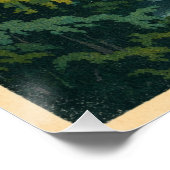 Poster Mount Romaing Razi, Myanmar retro travel (Coin)