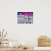 Poster Mount Rushmore, Dakota du Sud, présidents des État (Cuisine)