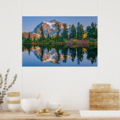 Poster Mount Shuksan mirrored in Reflection Lake (Cuisine)