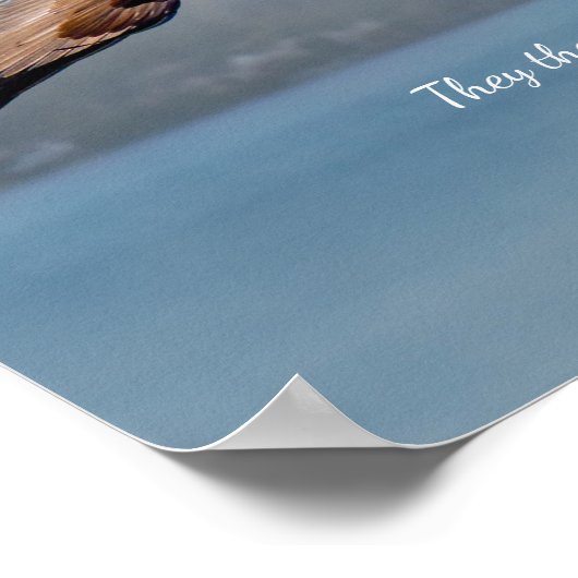 Poster Mount Up With Wings Like Eagles Fine Art Blank (Coin)