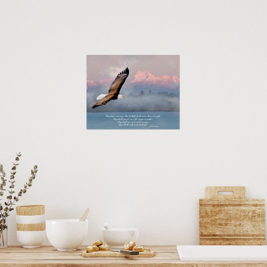 Poster Mount Up With Wings Like Eagles Fine Art Blank (Cuisine)