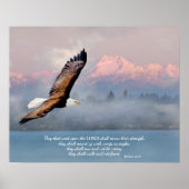 Poster Mount Up With Wings Like Eagles Fine Art Blank (Devant)