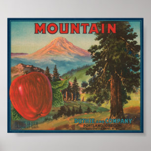Poster Mountain Brand Duthie and Company Vintage Apple Cr