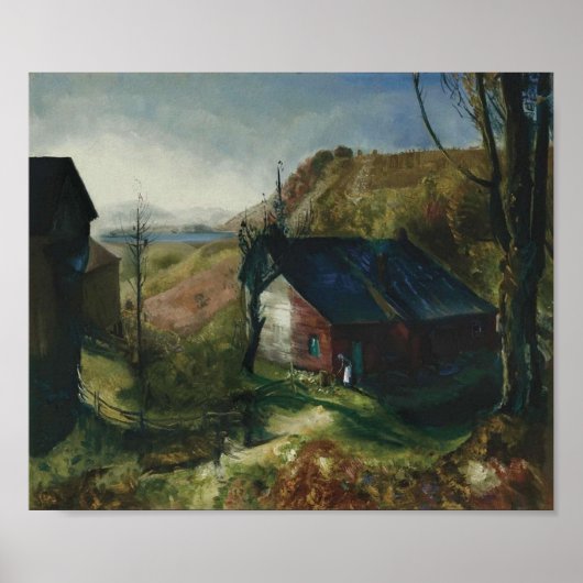 Poster Mountain Farm par George Bellows (1922) (Devant)