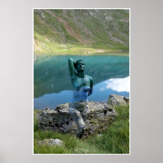 Poster Mountain Lake by Johannes Stötter (Devant)