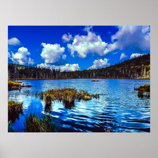 Poster Mountain Noir Québec, Canada - Photographie de voy (Devant)