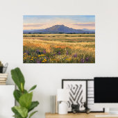 Poster Mountain on the plain (Bureau à domicile)