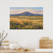 Poster Mountain on the plain (Cuisine)