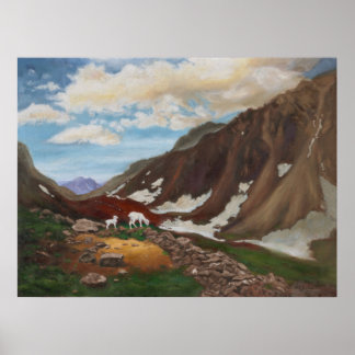 Poster Mountain Pass in the Far North : Imprimer