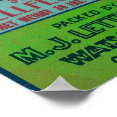 Poster Mountain Quail Apple Crate Étiquette (Coin)