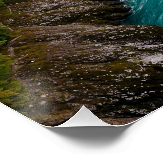 Poster Mountain River Landscape (Coin)