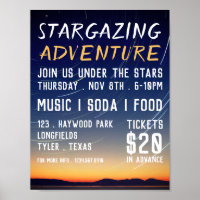 Mountain Stars, Planetarium Event Publicité