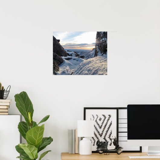 Poster Mountain Sunrise (Bureau à domicile)