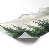 Poster Mountains and Pines 27 Tables Wedding Seating (Coin)