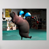 Poster Mouse Beats Hippo KO (Devant)