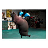 Poster Mouse Beats Hippo KO (Devant)