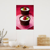 Poster Mousse de chocolat blanc (Cuisine)