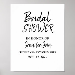 Poster Mousse de Fête des mariées Mariage classique en cu