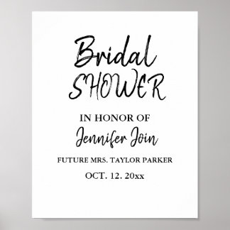 Poster Mousse de Fête des mariées Mariage classique en cu