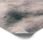 Poster Mousse de mer sur sable (Coin)