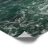 Poster Mousse d'onde aérienne - Eau côtière dramatique Ph (Coin)