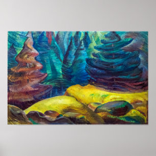 Poster Mousse jaune Emily Carr