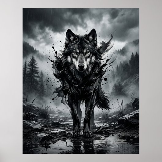 Poster Mousson du Loup d'Encre (Devant)