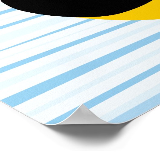 Poster Moustache (Coin)