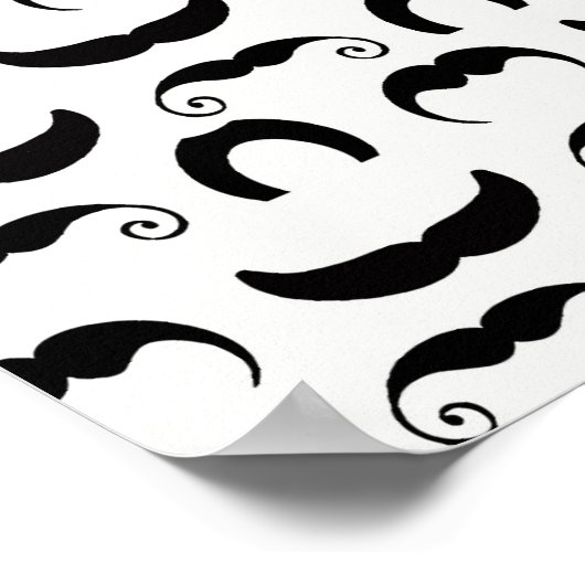 Poster Moustache (Coin)